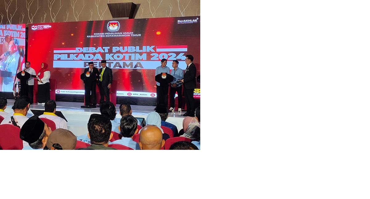 Tahapan kampanye Pemilihan Umum (Pemilu) dan Pemilihan Kepala Daerah (Pilkada) 2024 di Kabupaten Kotawaringin Timur (Kotim) memasuki babak baru dengan digelarnya debat publik.