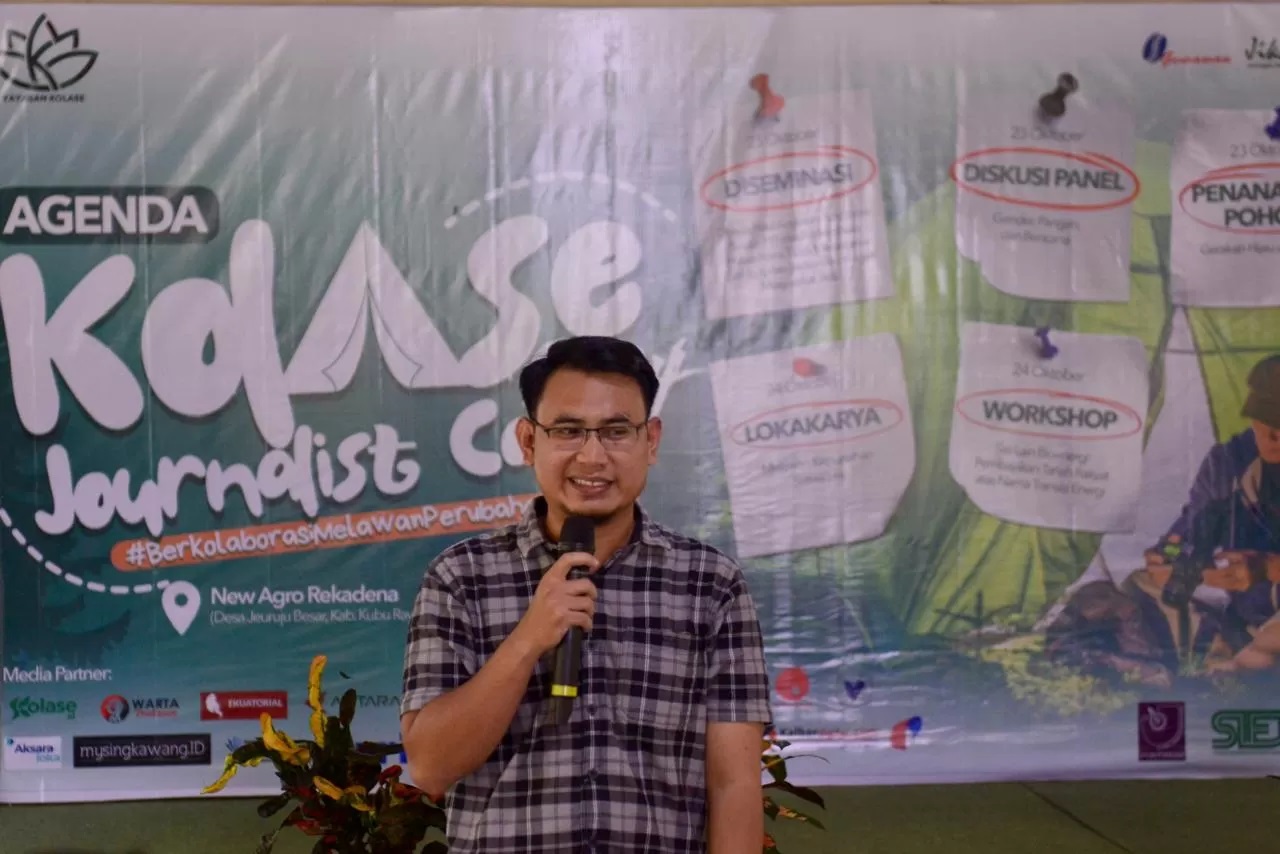 Koordinator Jikalahari Okto Yugo Setiyo.