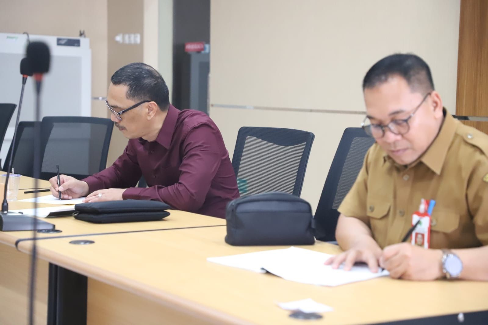 KESEHATAN: Sejumlah Pejabat&nbsp; Pimpinan Tinggi Pratama menjalani pemeriksaan Kesehatan jasmani dan rohani.