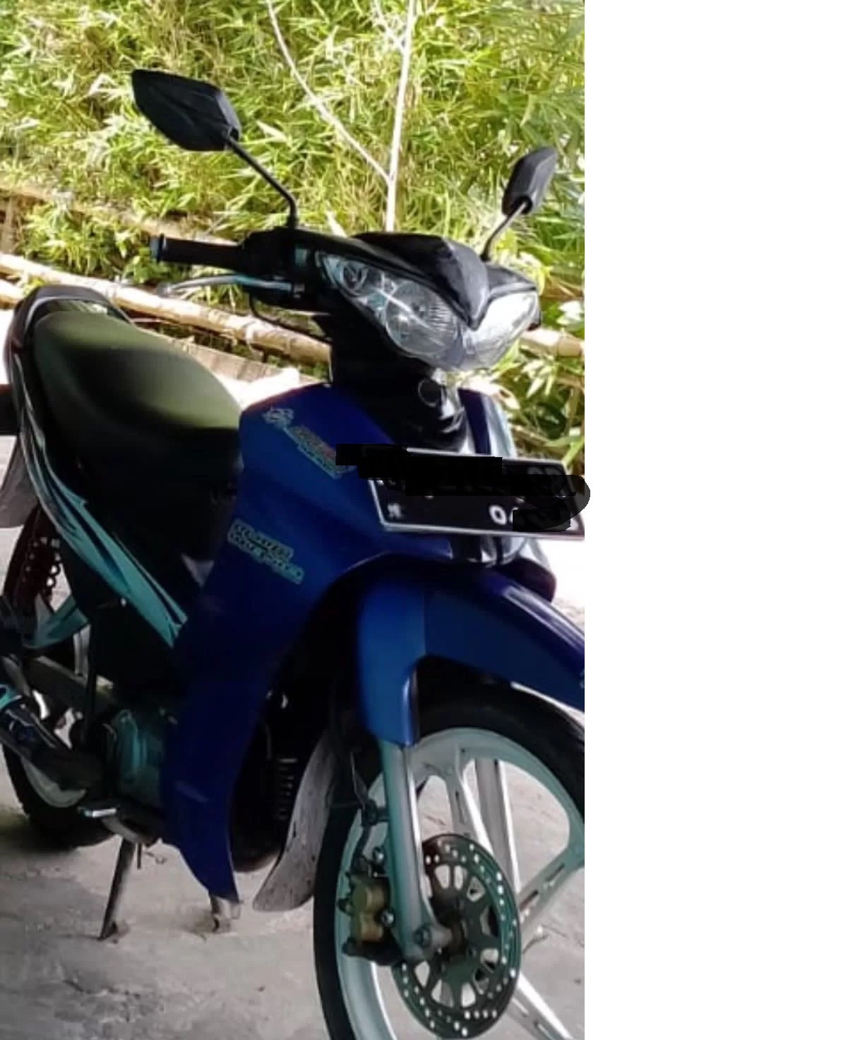 DICURI : Motor milik korban yang dibawa kabur oleh seorang pria yang mengaku sebagai oknum Intel kepolisian. (ISTIMEWA)