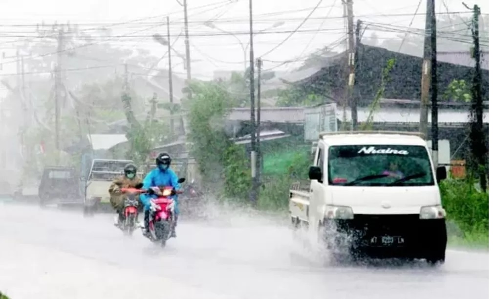 WASPADA: Sebagian besar wilayah Kaltara berpotensi dilanda hujan dengan intensitas sedang hingga lebat.