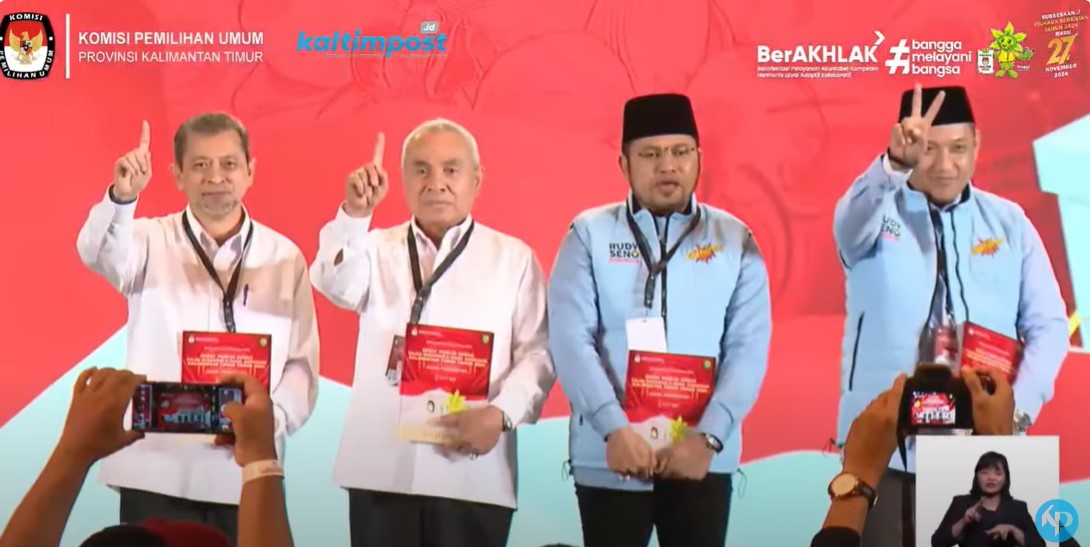 Debat kedua Pilgub Kaltim.