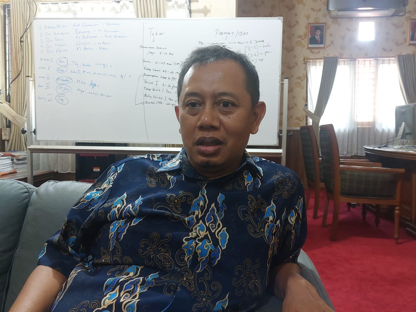 Ketua KPU Kukar Rudi Gunawan (Elmo/Prokal.co)