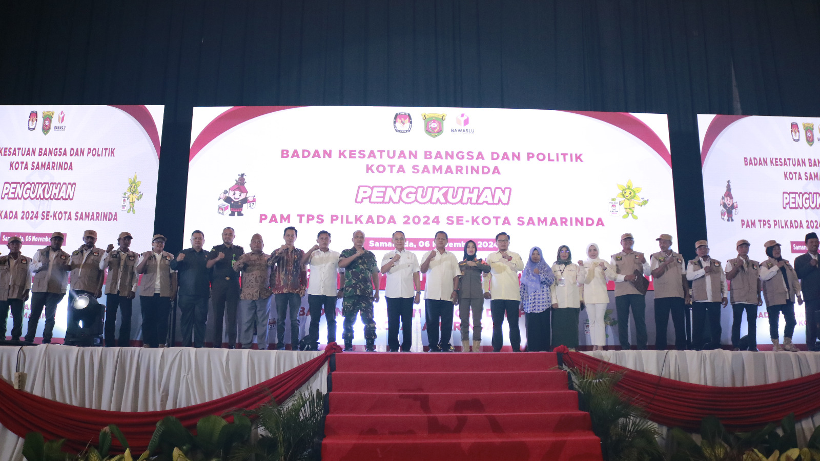 Pengukuhan PAM TPS di Samarinda.