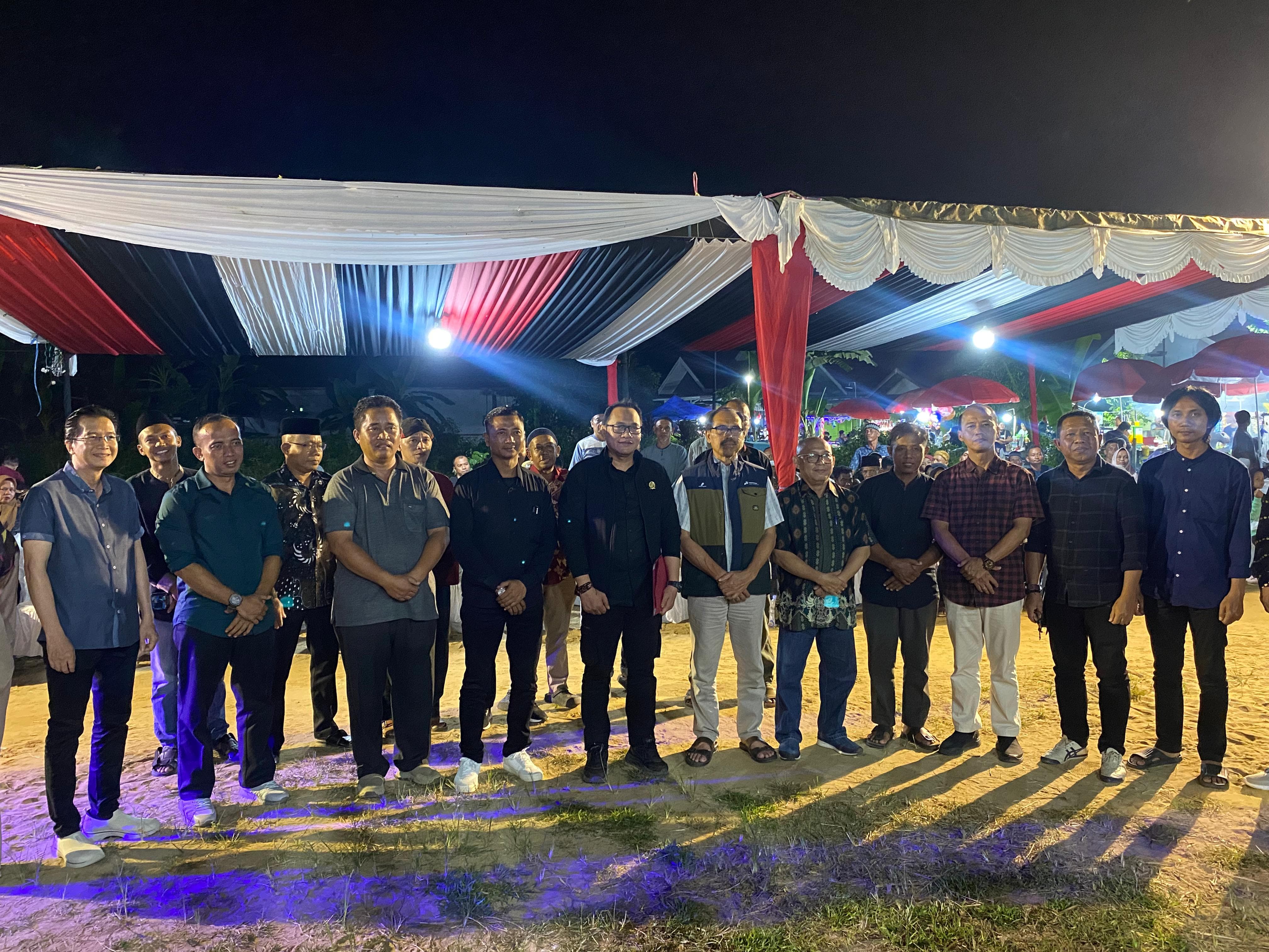 Kundapil Ketua DPRD Kukar Junaidi di Kelurahan Maluhu, Tenggarong (Elmo/Prokal.co)