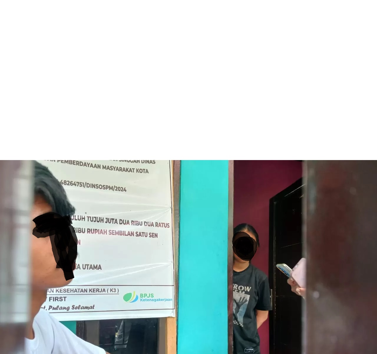 Kondisi korban TPPO di Shelter Dinsos Tarakan. (AGUS DIAN ZAKARIA/RADAR TARAKAN)