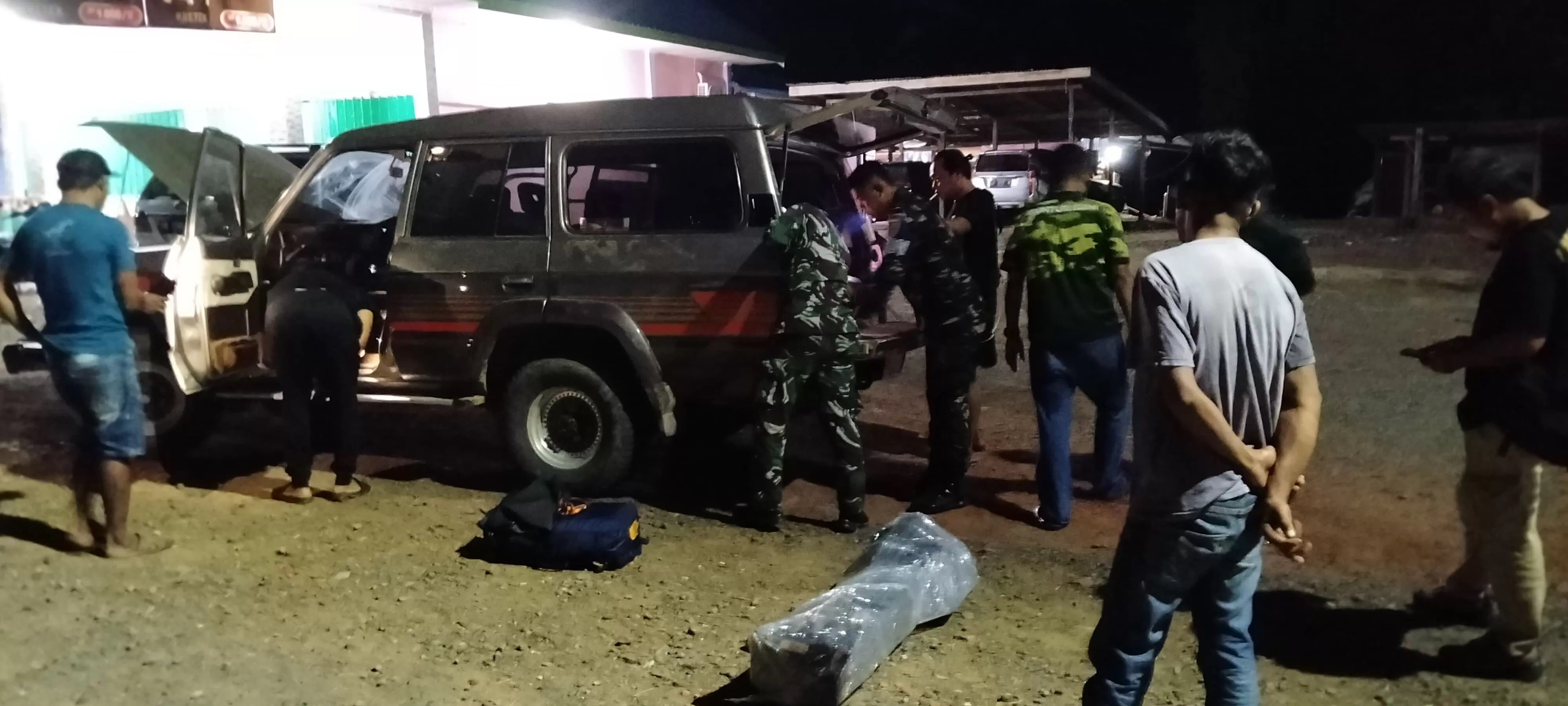 Mobil yang berhasil diamankan.