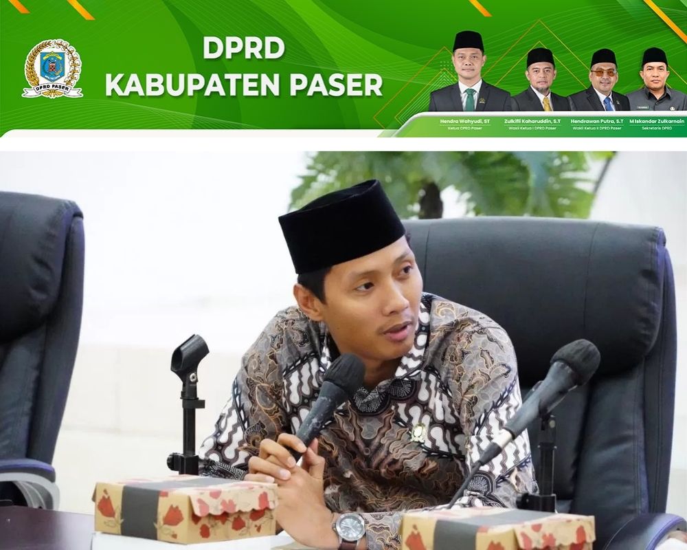 Ketua Komisi II DPRD Kabupaten Paser, Sukran Amin.