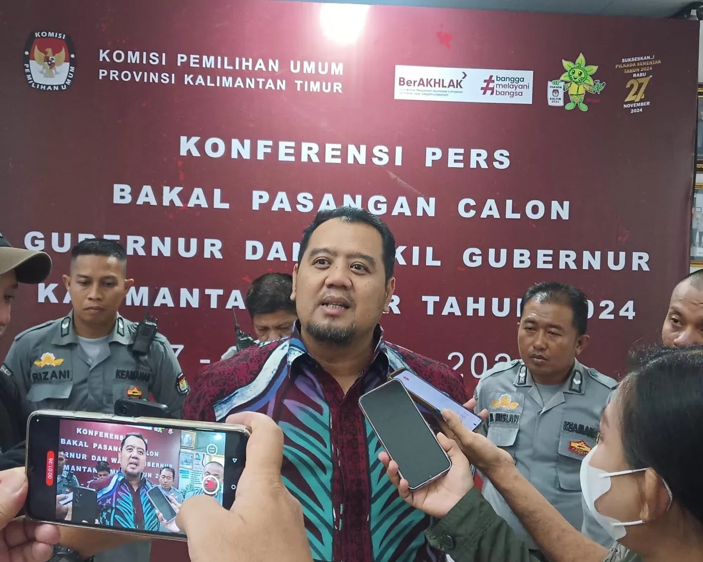 Ketua KPU Kaltim Fahmi Idris