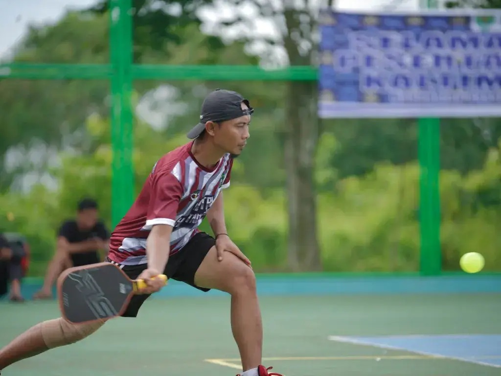 Atlet Pickleball berlaga.