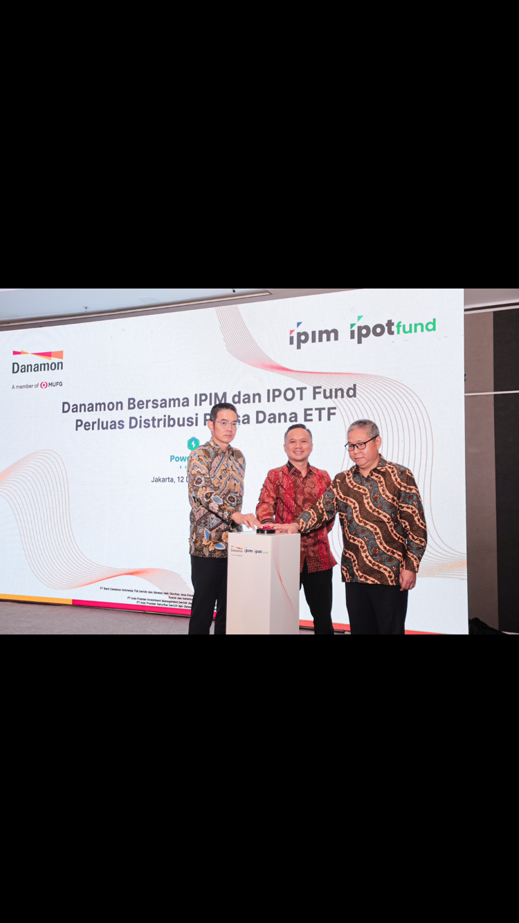 MOMENTUM: Bank Danamon bersama IPIM dan IPOT Fund meluncurkan Reksa Dana ETF - Power Fund Series di Menara Bank Danamon Jakarta.