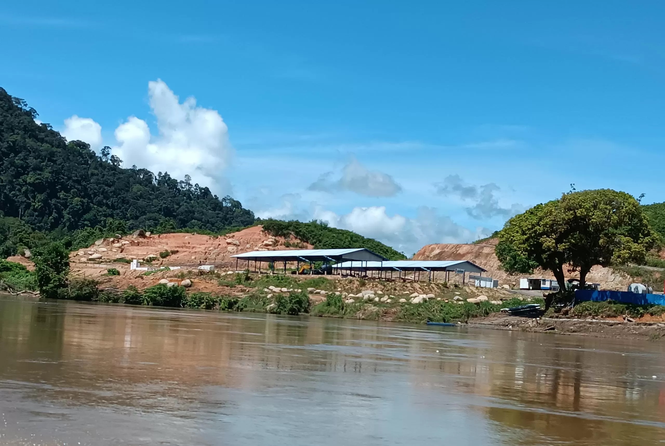 ENERGI: Lokasi pembangunan PLTA Kayan di Kabupaten Bulungan, Kaltara. FOTO: IWAN K/RADAR TARAKAN