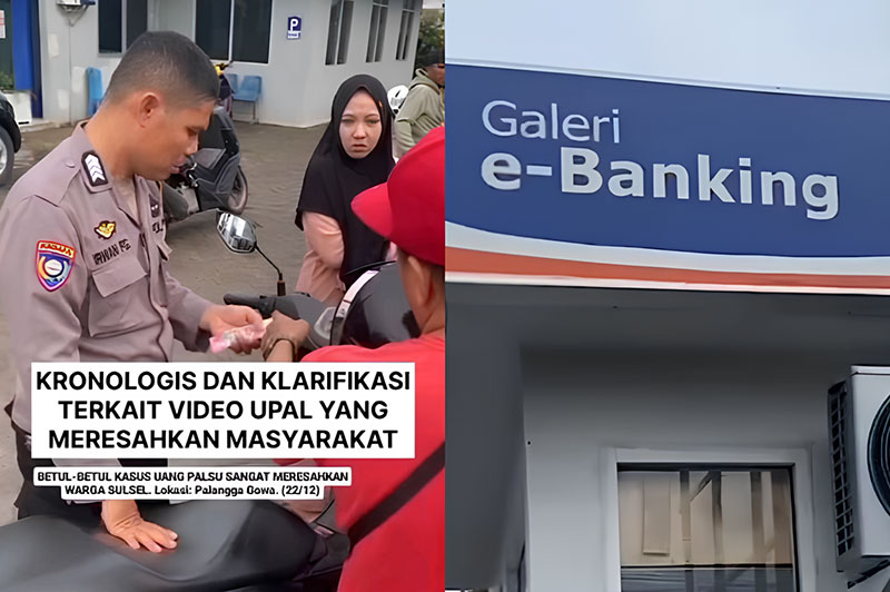 Potret kasus warga Sulsel yang bagikan video dugaan uang palsu hingga minta maaf ke publik.