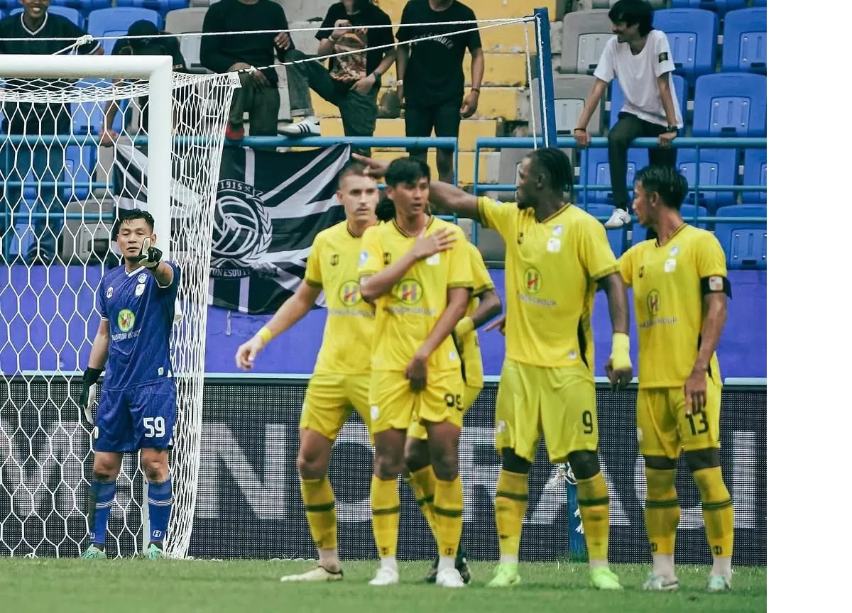 Suasana pertandingan Barito Putera kontra PSM Makassar dalam lanjutan Liga 1.(dok barito)