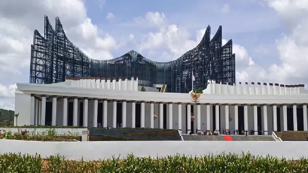Istana Garuda yang rencananya akan diresmikan oleh Presiden Prabowo Subianto bersamaan dengan groundbreaking investasi di IKN pada awal tahun 2025.