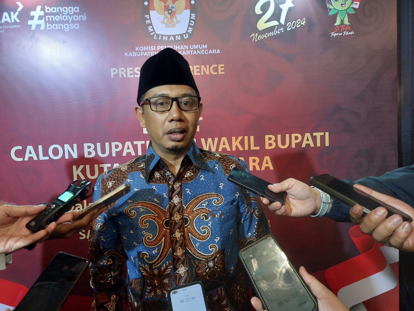 Ketua KPU Kukar Rudi Gunawan (Elmo/Prokal.co)