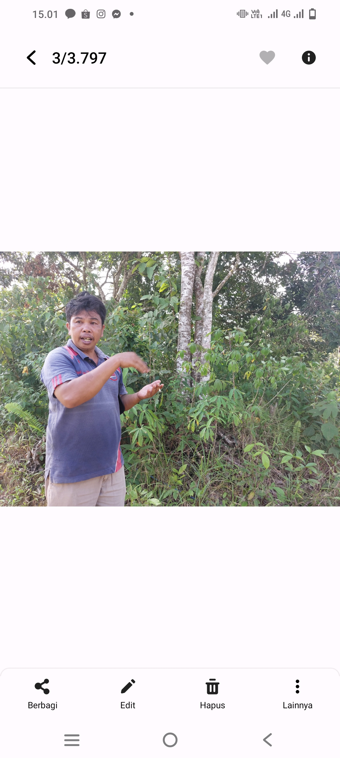 Lahan milik Ardi yang berada di RT 43 Kelurahan Karang Joang hanya dihargai Rp 400 ribu per meter. Sedangkan lahan lain disekitarnya Rp 940 ribu per meter.