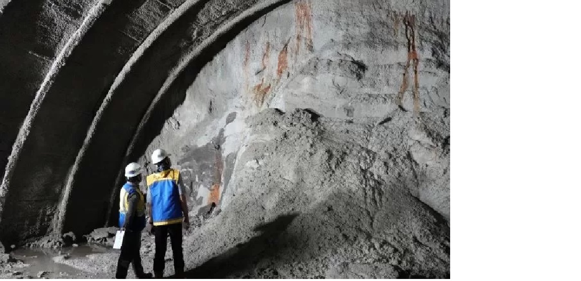 TEROWONGAN SIAP BEROPERASI. Terowongan Sultan Alimuddin-Kakap yang diproyeksikan selesai akhir tahun ini. (FOTO: IST)