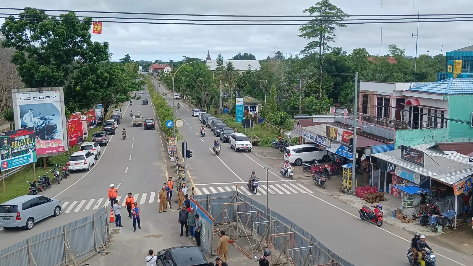 PENATAAN : Potret dari udara kawasan wilayah Tanjung Selor.