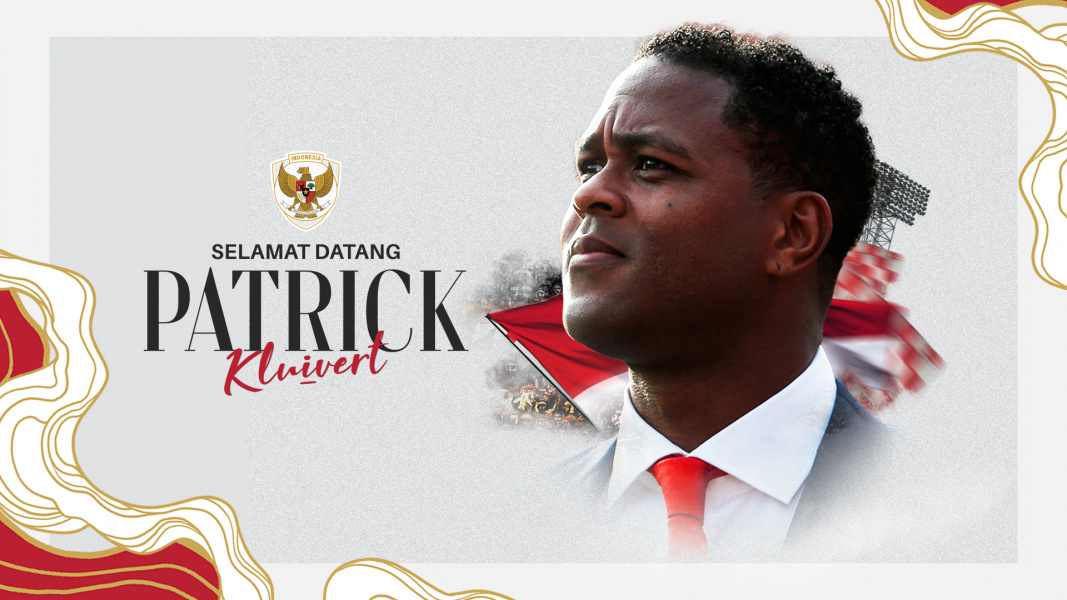 WELCOME: Pelatih baru Timnas Indonesia Patrick Kluivert.