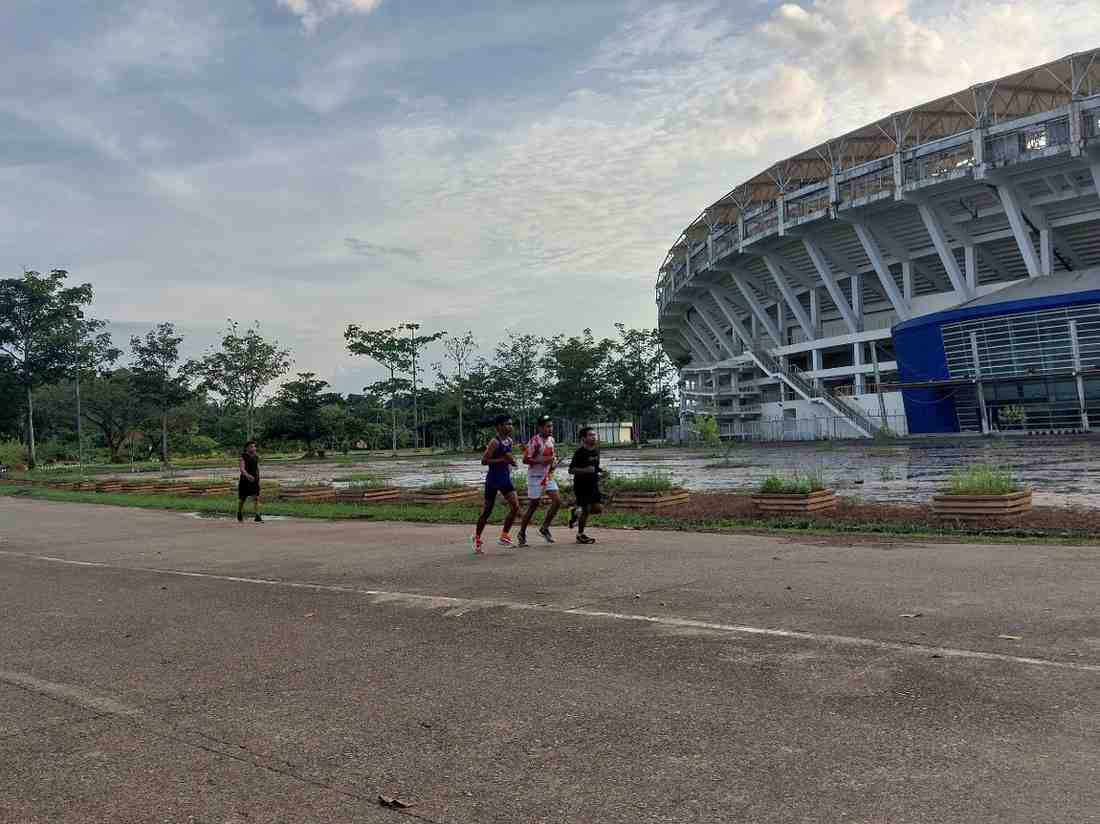 Kawasan Stadion Aji Imbut Tenggarong Seberang (Elmo/Prokal.co)