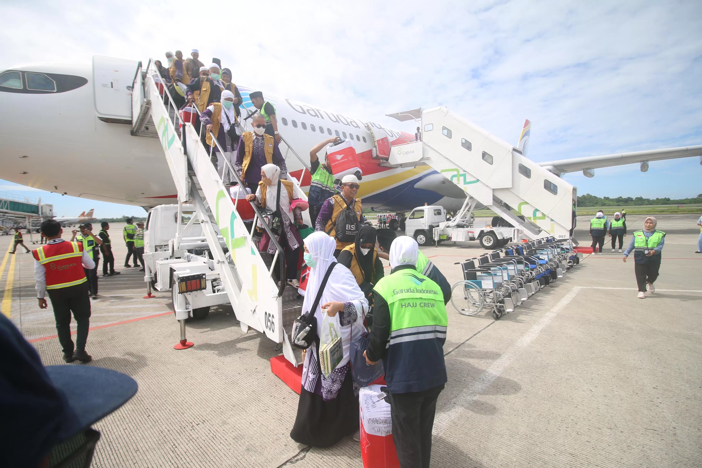 Ilustrasi penerangan haji Embarkasi Balikpapan selama ini melalui Bandara SAMS Sepinggan. (DOK/KP)