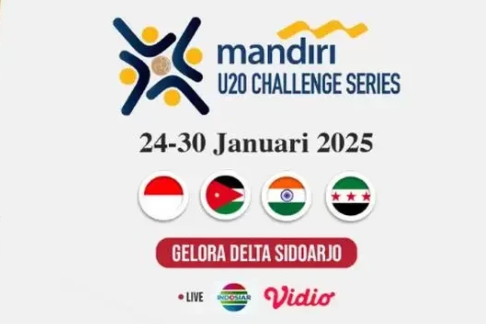Jadwal Timnas U20 dalam Turnamen Mandiri U20 Challenge Series 2025.