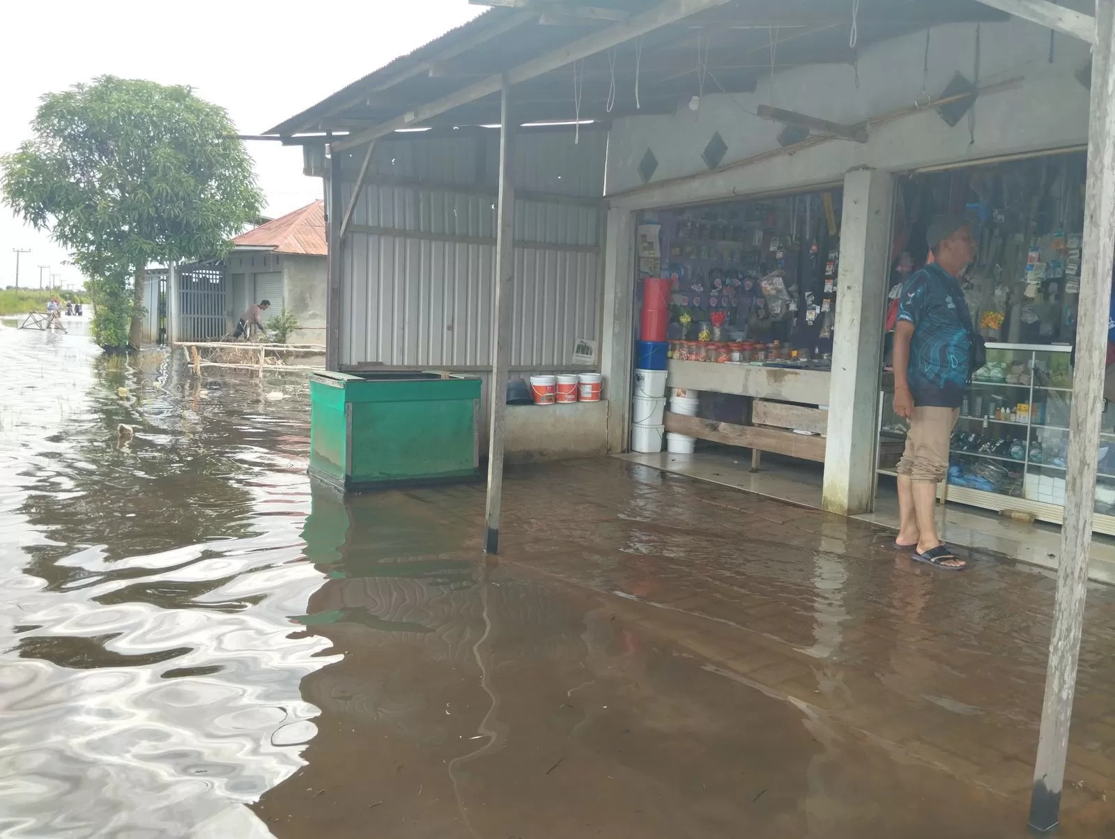 MUSIBAH BANJIR: Kondisi banjir yang terjadi di Kabupaten Banjar. Dinsos Kalsel mencatat 11 kabupaten/kota se-Kalsel terdampak banjir awal tahun ini. (Foto: M Fadlan Zakiri/Radar Banjarmasin)