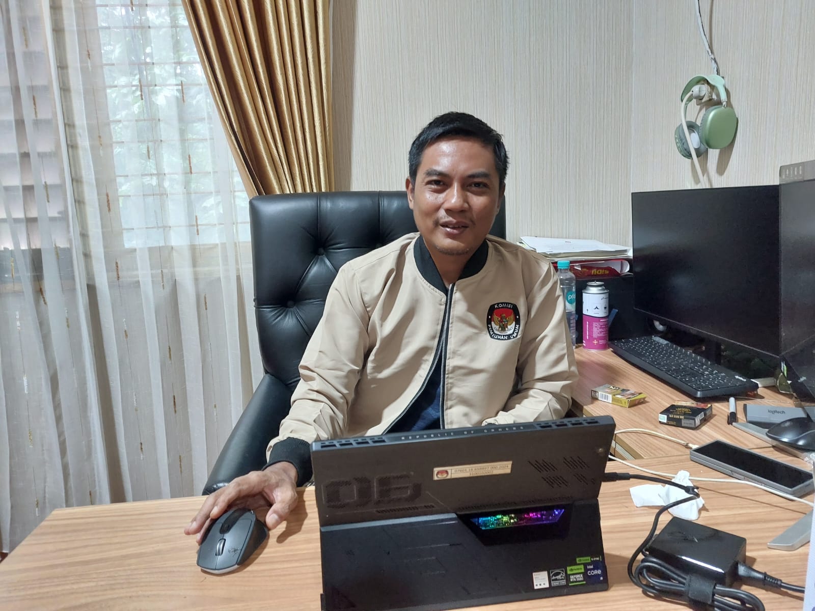 Komisioner KPU Kukar Bidang Sosialisasi, SDM dan Parmas Muchammad Amin (Elmo/Prokal.co)