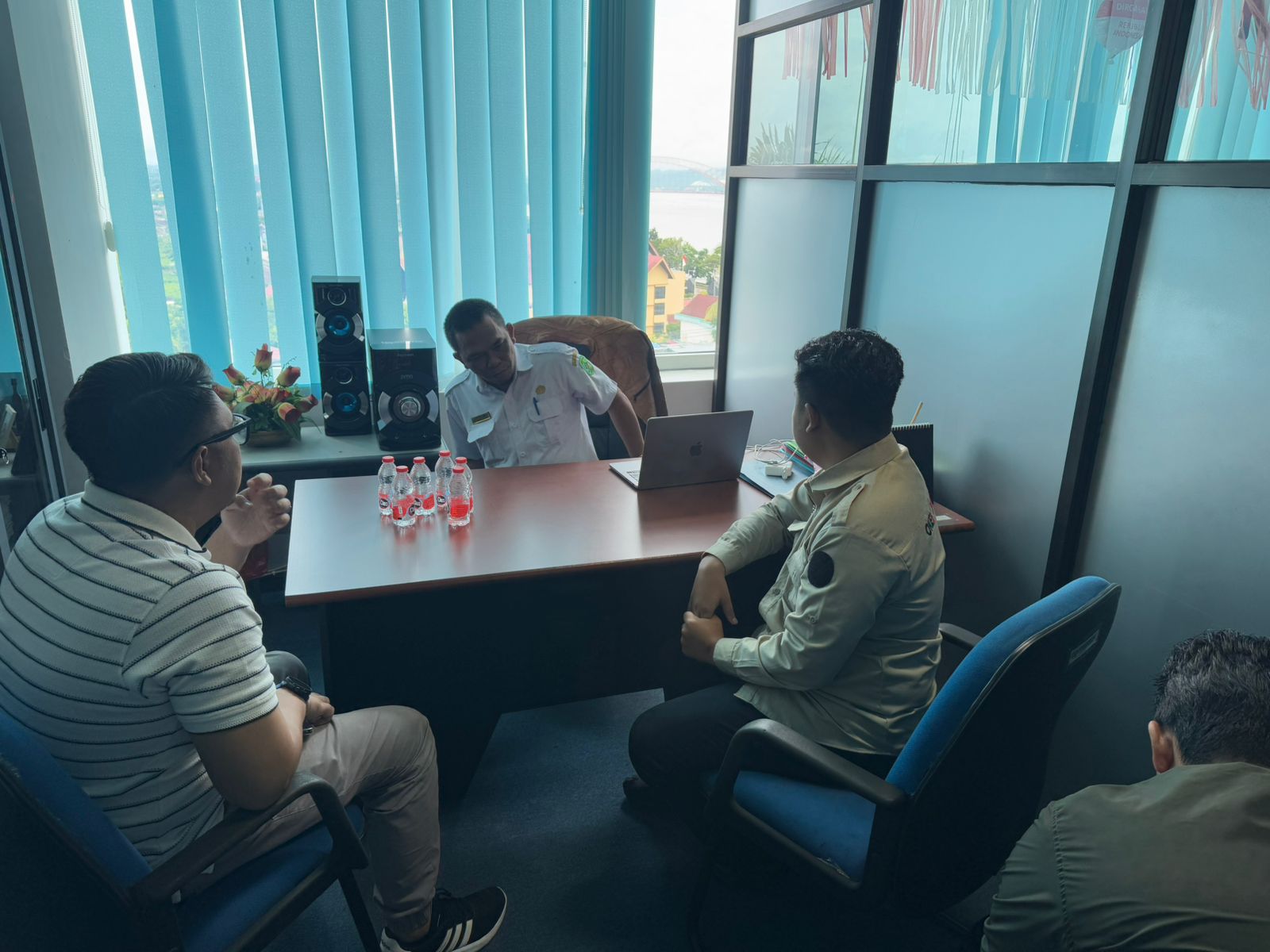 Pertemuan SMSI Kukar bersama Diskominfo Kukar (Istimewa)