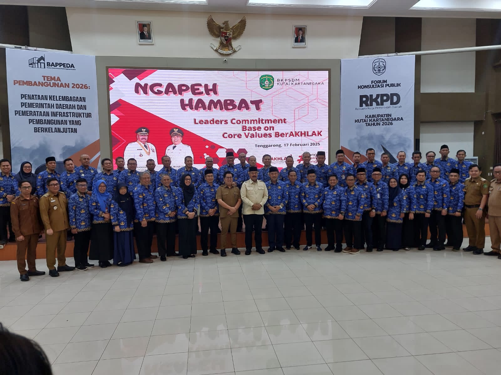 Ngapeh Hambat Pemkab Kukar membahas implementasi efisiensi anggaran (Elmo/Prokal.co)