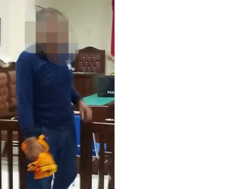 AIB: Terdakwa JH yang merupakan oknum pelatih cabul, dituntut hukuman pidana 10 tahun penjara atas perkara pencabulan terhadap atletnya. (IST.)