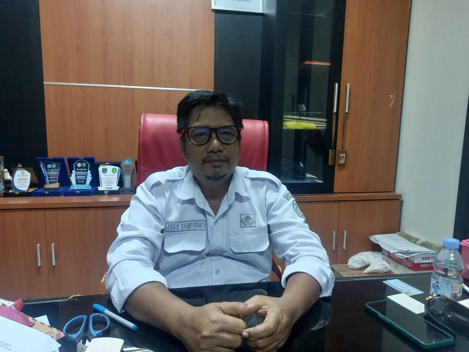 Plt Sekretaris Disdikbud Kukar Joko Sampurno (Elmo/Prokal.co)