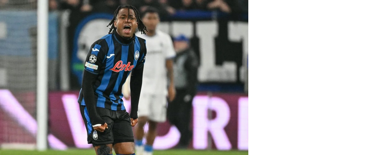 Penyerang Atalanta asal Nigeria #11 Ademola Lookman.