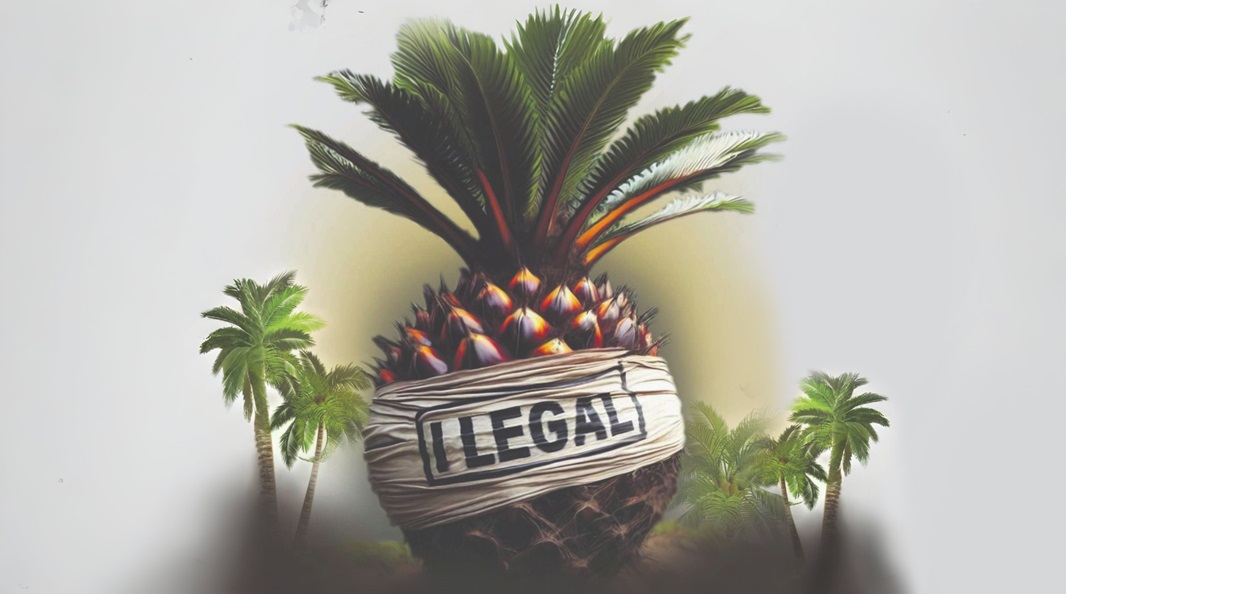 Ilustrasi Sawit Ilegal