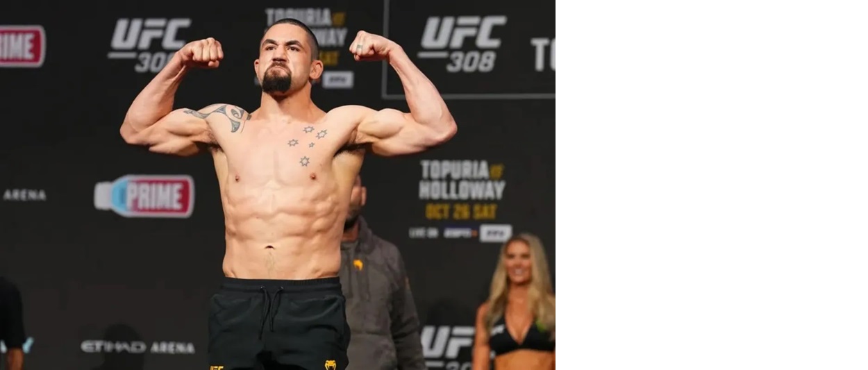 Mantan juara kelas menengah UFC Robert Whittaker mengincar pertarungan melawan Sean Strickland saat ia kembali bertarung di UFC pada Juni 2026. MMA Fighting/ Chris Unger/Zuffa LLC.