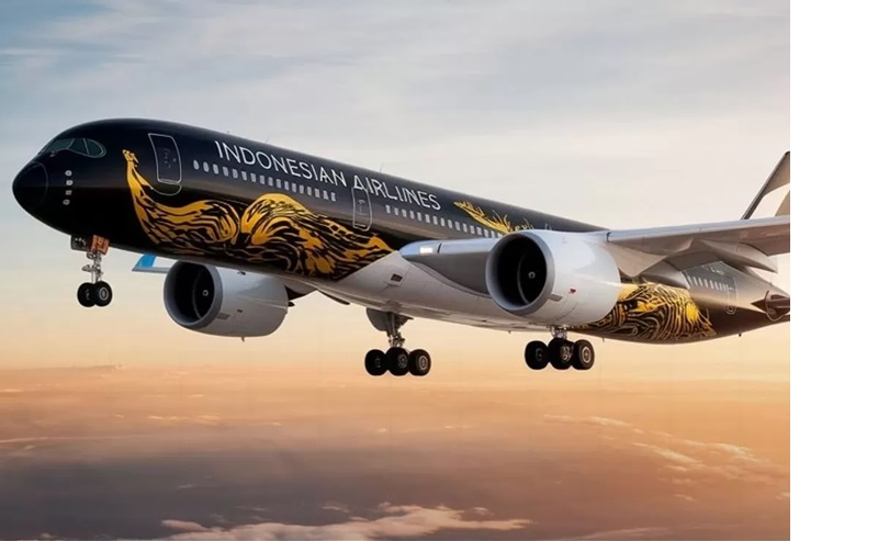 Maskapai Indonesia Airlines yang didirikan di Singapura dan siap melayani rute internasional.