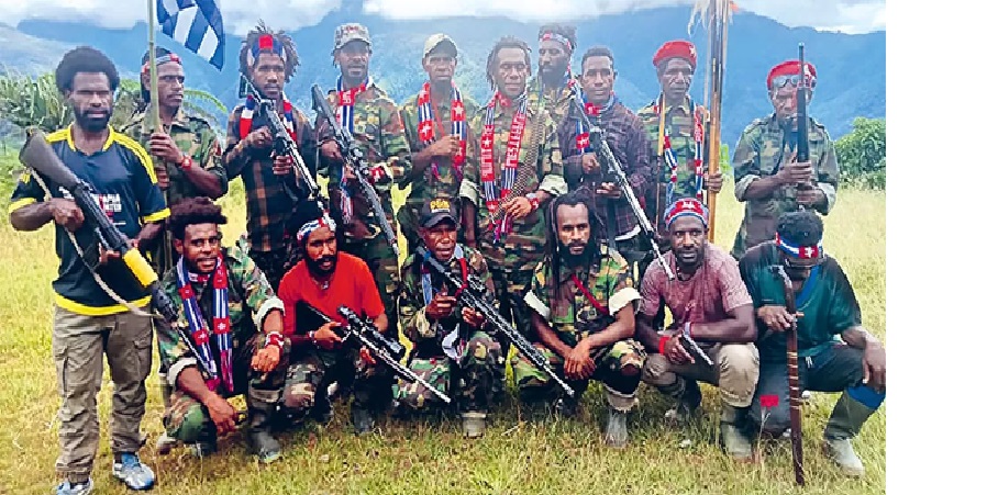 Pasukan Tentara Separatis Papua. (Istimewa)