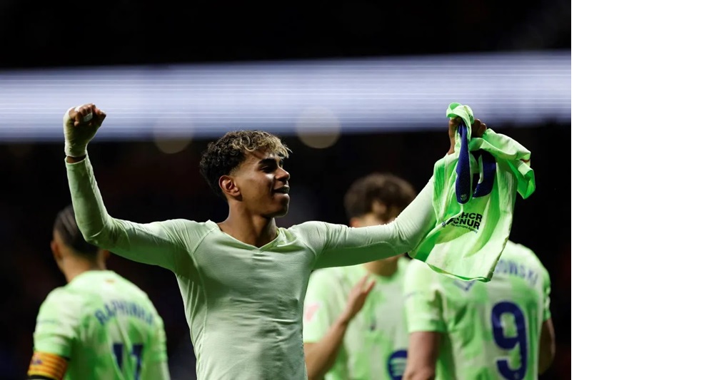 Penyerang sayap Barcelona Lamine Yamal