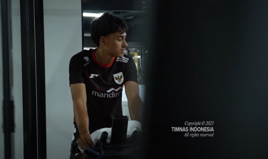 Rafael Struick dkk jalani latihan perdana di Australia. (HO/TIMNAS INDONESIA)