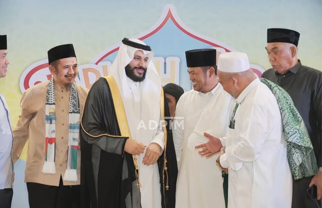 Syaikh Abdurrahman Al Ausy dan gubernur.