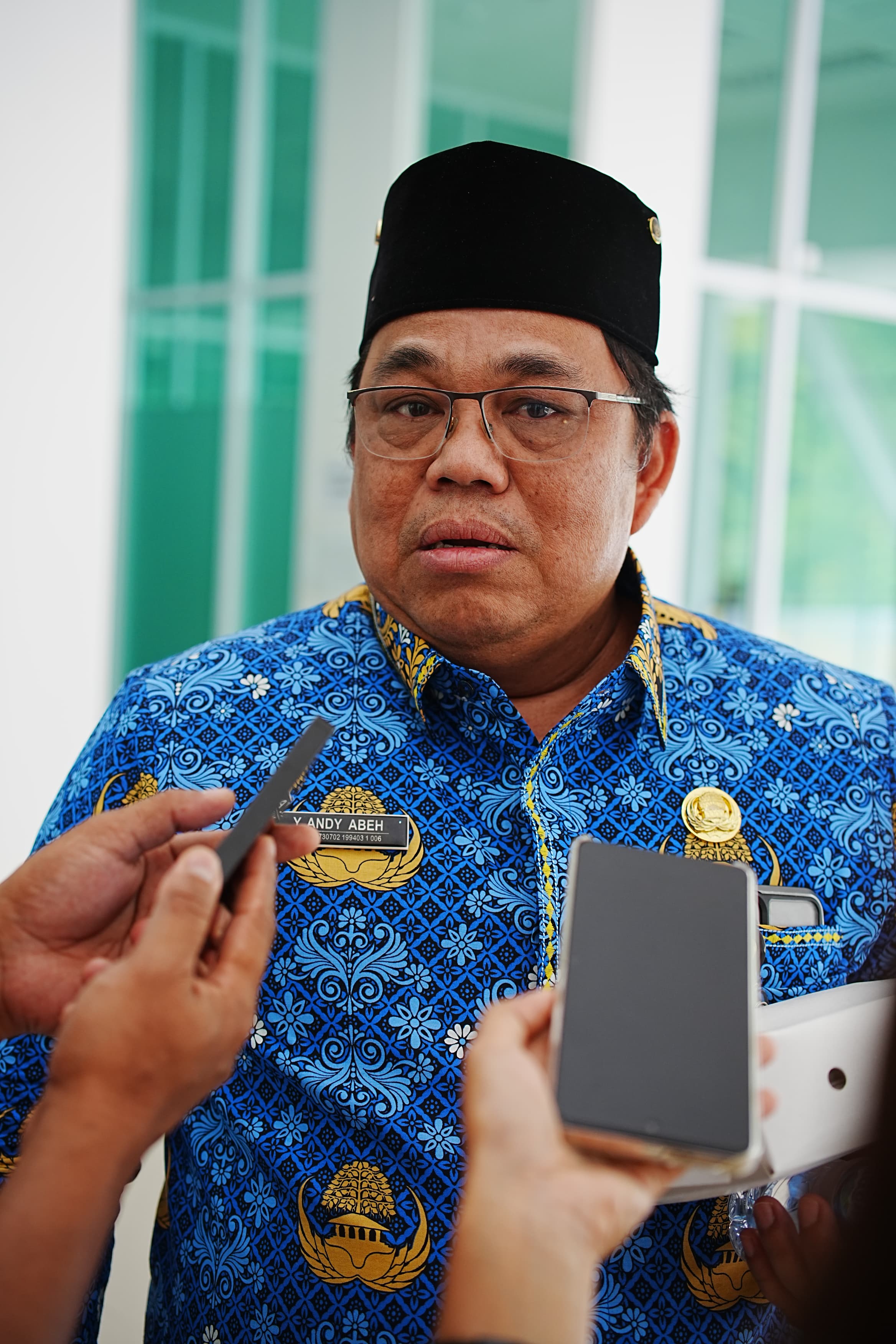 Kepala Badan Pengelolaan Keuangan dan Aset Daerah (BPKAD) Mahakam Ulu, Yohannes Andy Abeh