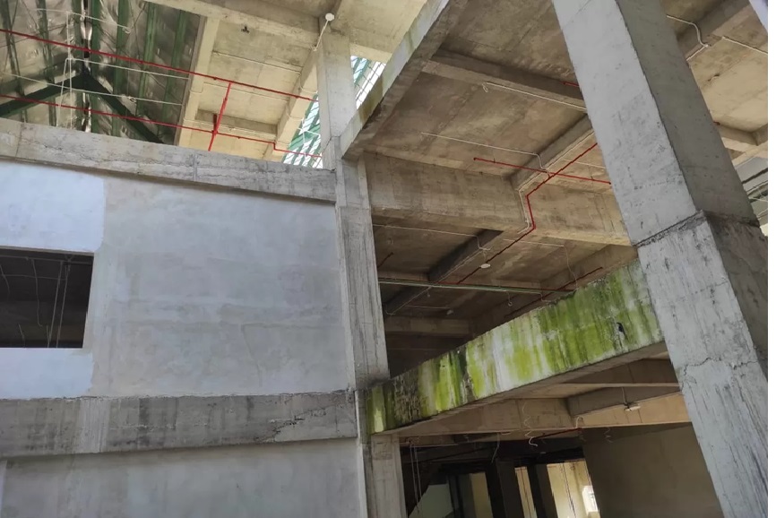 MEMPRIHATINKAN: Proyek Gedung DPRD baru yang menuai kritik terkait kualitas pengerjaan.(ato for Balpos)