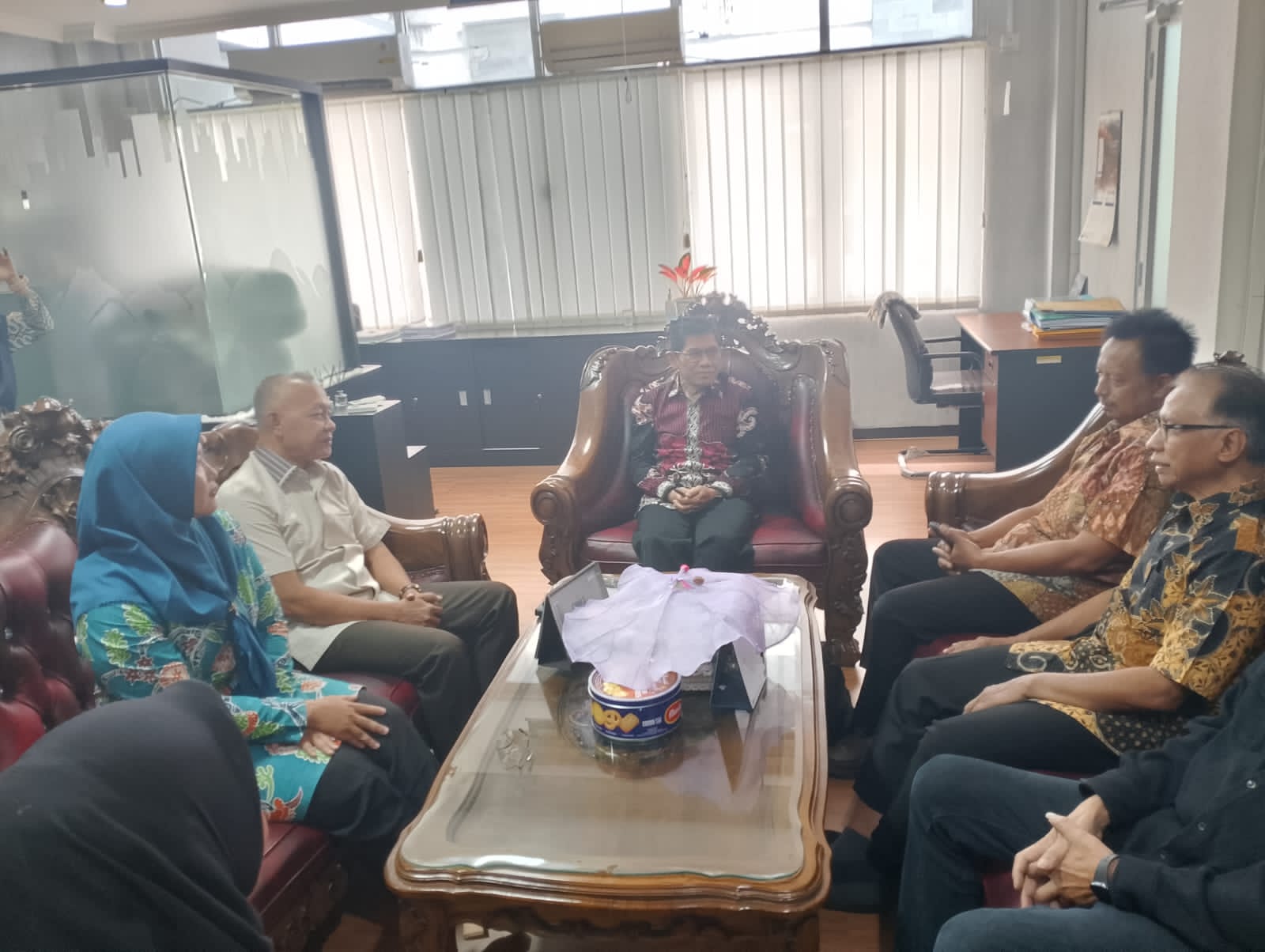 Pertemuan Kwarda dan Rektor Unmul.