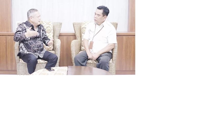 KUNKER: Wakil Ketua Komisi IV DPRD Kalsel, H Gusti Iskandar Sukma Alamsyah berkunjung ke DPRD Kalteng.