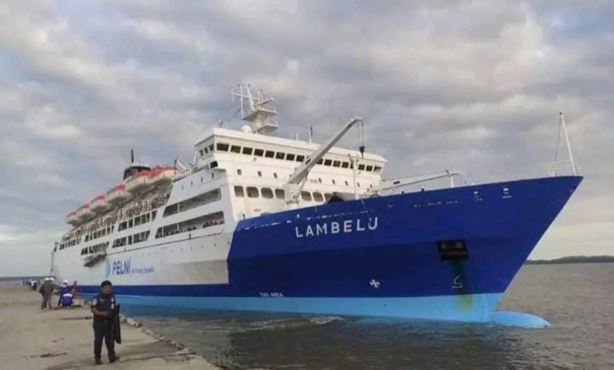 KM Lambelu yang melayani penumpang dari dan ke Nunukan.