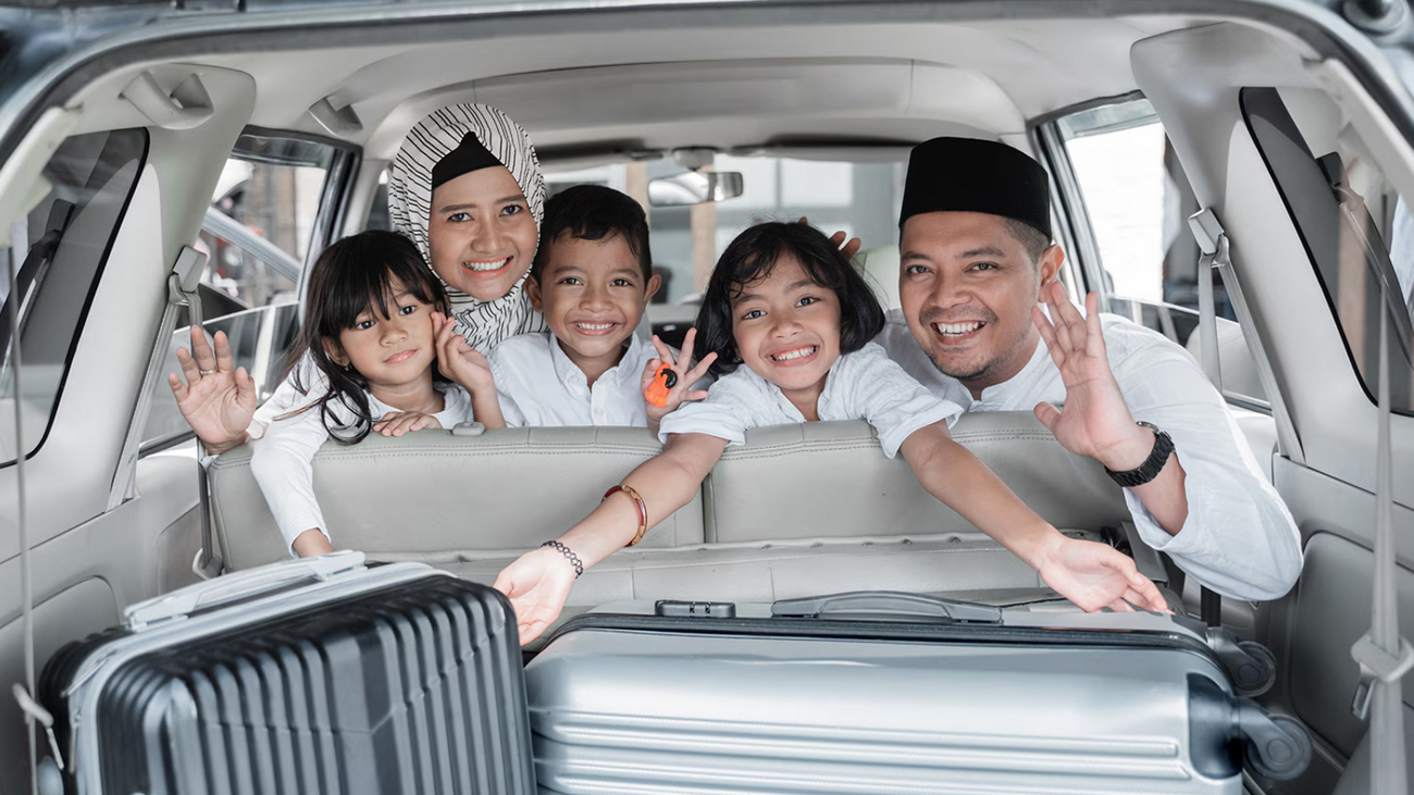 Foto Ilustrasi. Tips mudik bersama anak saat Lebaran 2025.