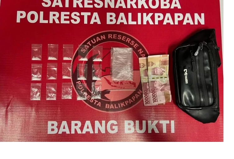 Sejumlah brang bukti diamankan aparat saat pengungkapan kasus