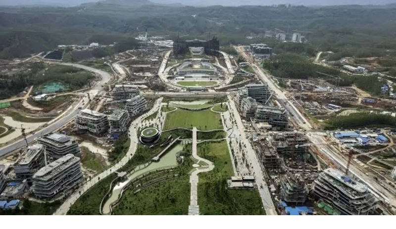 Meski tersendat pembangunan IKN terus berlangsung. Namun kini muncul keluhan keberadaan tikus yang mengganggu kenyamanan ketika berkunjung ke IKN. (FOTO: IST)