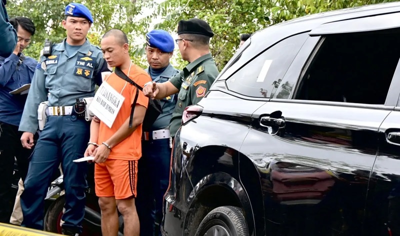 Rekonstruksi pembunuhan Juwita, jurnalis di Kalsel.